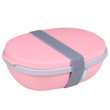 Mepal lunchbox ellipse duo in de kleur nordic pink