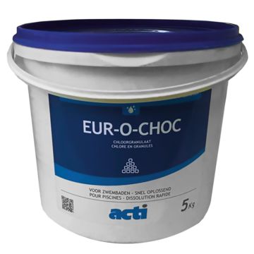 Acti eur-o-choc Chloor Choc 5 Kg Sneloplossend Poeder