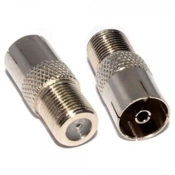 F connector female coax female