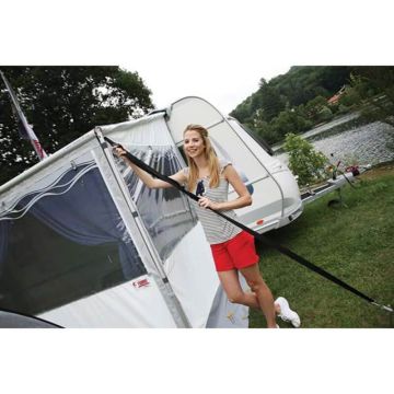 zwarte stormband voor de Fiamma Caravanstore Luifel