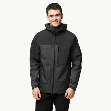 Jack Wolfskin Athletic 5-in-1 herenjas  |♂| black