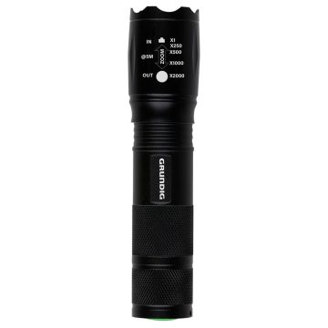 Grundig zaklamp 1W 80 lmn Zoom