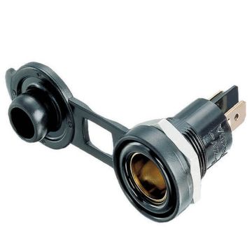 12V Inbouwkontakt met deksel verpakt