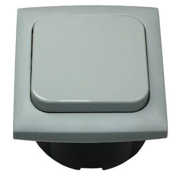HABA Opal schakelaar + afdekraam + isods GRIJS C-Line