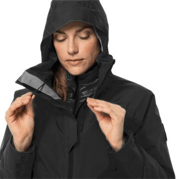 Jack Wolfskin Athletic 5-in-1damesjas  |♀| black