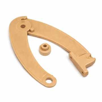 kunststof kastklepuitzetter in de kleur beige met een uitzetlengte van 18 cm