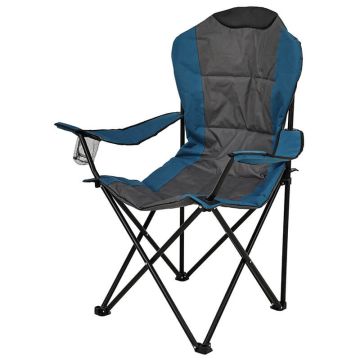 Redcliffs Vouwstoel DeLuxe blauw/grijs