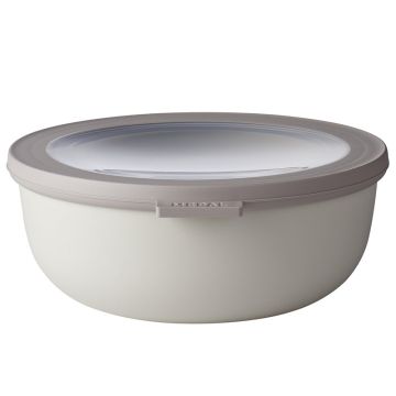 Mepal multikom cirqula rond 1250 ml in de kleur nordic white