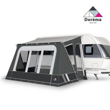 Dorema Mistral XL All Season antraciet/olijfgroen voortent