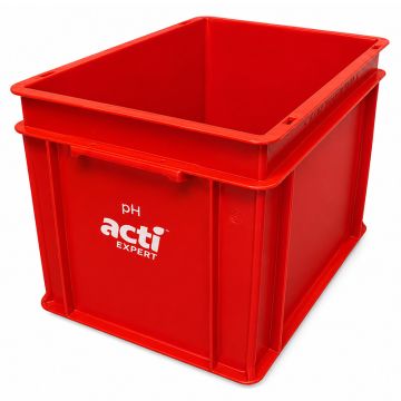 Opvangbak zwavelzuur rood