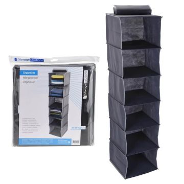 Hang organiser met 6 vakken