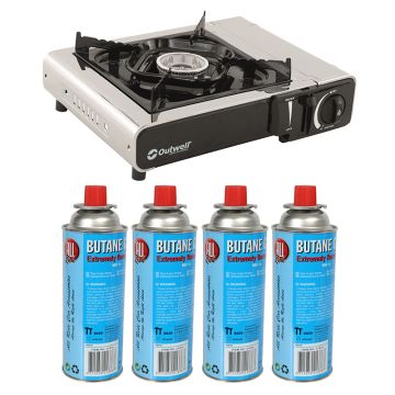 Outwell Appetizer Solo 651019 incl 4 gascartouches multipack