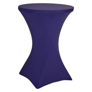 statafel stretch hoes (tafelrok) in de kleur paars