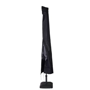 Parasolhoes zwart voor parasols 3 x 3 m