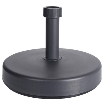 Kunststof parasolvoet met een diameter van Ø 46 cm die gevuld kan worden met water of zand.