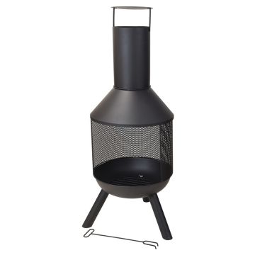 ProGarden sfeerhaard metaal H115cm met pook