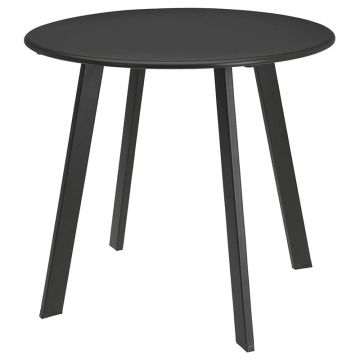Ronde bijzettafel Ø50cm donkergrijs