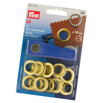 Prym Zeilring+mont.14mm 10st 541373