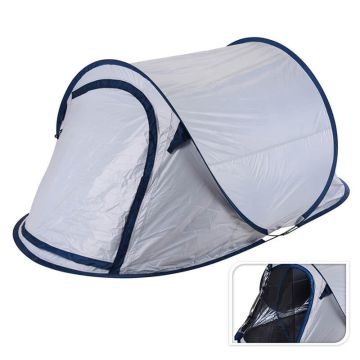 Redcliffs pop-up tent 220 x 120 x 95 cm zilvergrijs