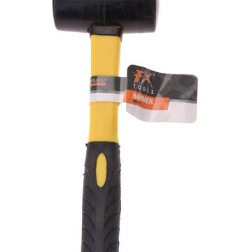 hamer met rubber kop 225gr