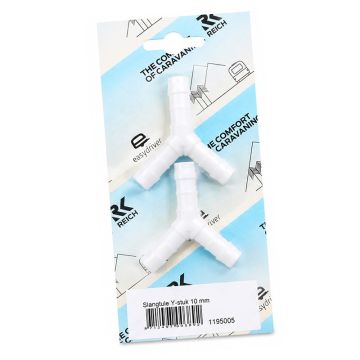Reich Slangtule Y-stuk 10mm 2st.