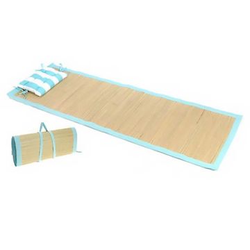 Strandmat met kussentje
