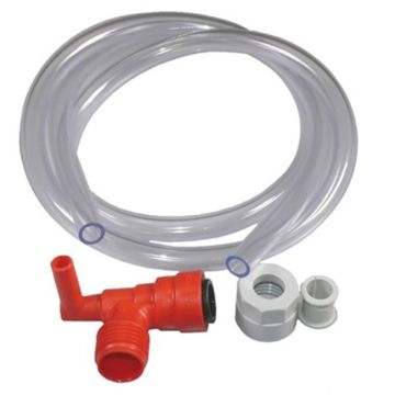 Haakse aansluiting  J.G 12mm met beluchting