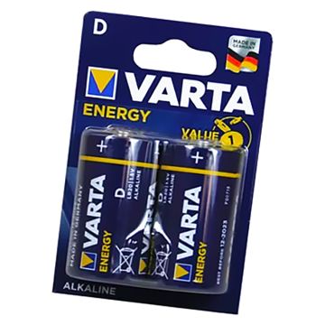 Varta Energy Alkaline D-batterijen 2 stuks in blisterverpakking
