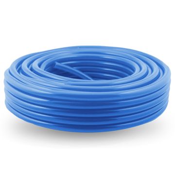 Reich koudwaterslang blauw ondoorzichtig / versterkt Ø 10-16 mm, rol 2.5 m