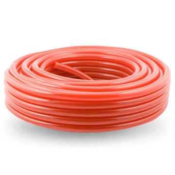 Reich warmwaterslang rood ondoorzichtig / versterkt Ø 10-16 mm, rol 2.5 m