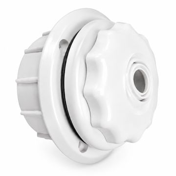 Weltico 62997 Bodemzuigeraansluiting + Inspuiter ROND WIT
