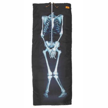 Slaapzak met X-ray skelet foto