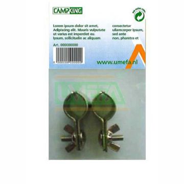 Daksteunklem 22mm Verzinkt