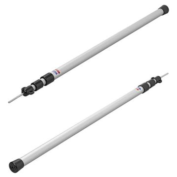 ProPlus Tentstok aluminium telescopisch 3-delig 93/230 cm 2 stuks