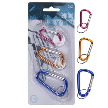 sleutelhangers alu 3st.