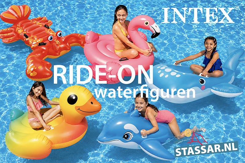 Opblaasbare zwembaddieren van Intex